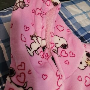 Peanuts Pink Puffer Jacket for Kids